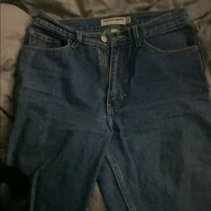 American apparel high waisted jeans